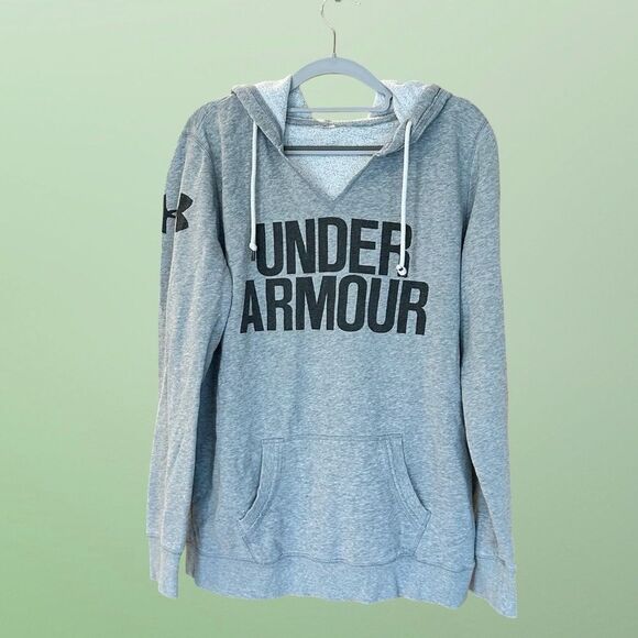 Under Armour Mens Hooded Kangaroo Pocket Sweatshirt Large - Picture 7 of 7